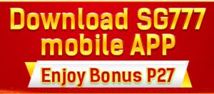 Download sg777 App bonus